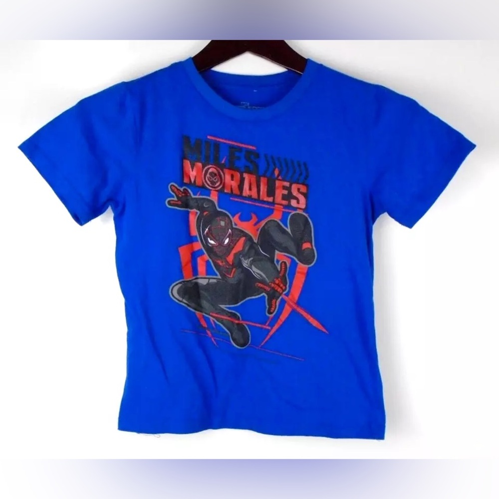 Target- Miles Morales blue‎ and red kids baby-t Size L